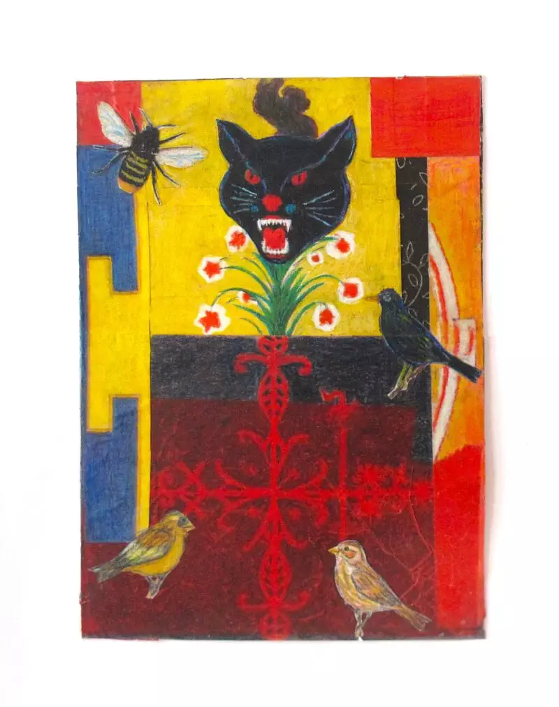 Black Cat & Birds For Legba