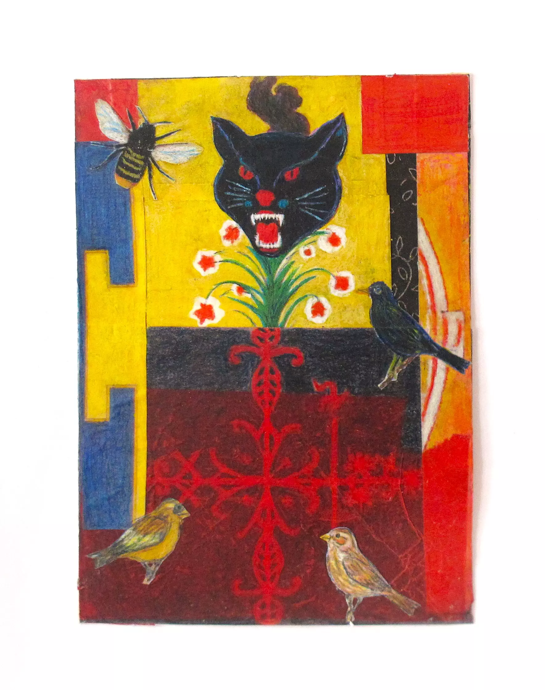 Black Cat & Birds For Legba