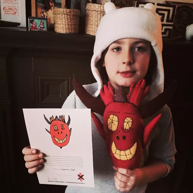 Finn - Krampus drawing 2015