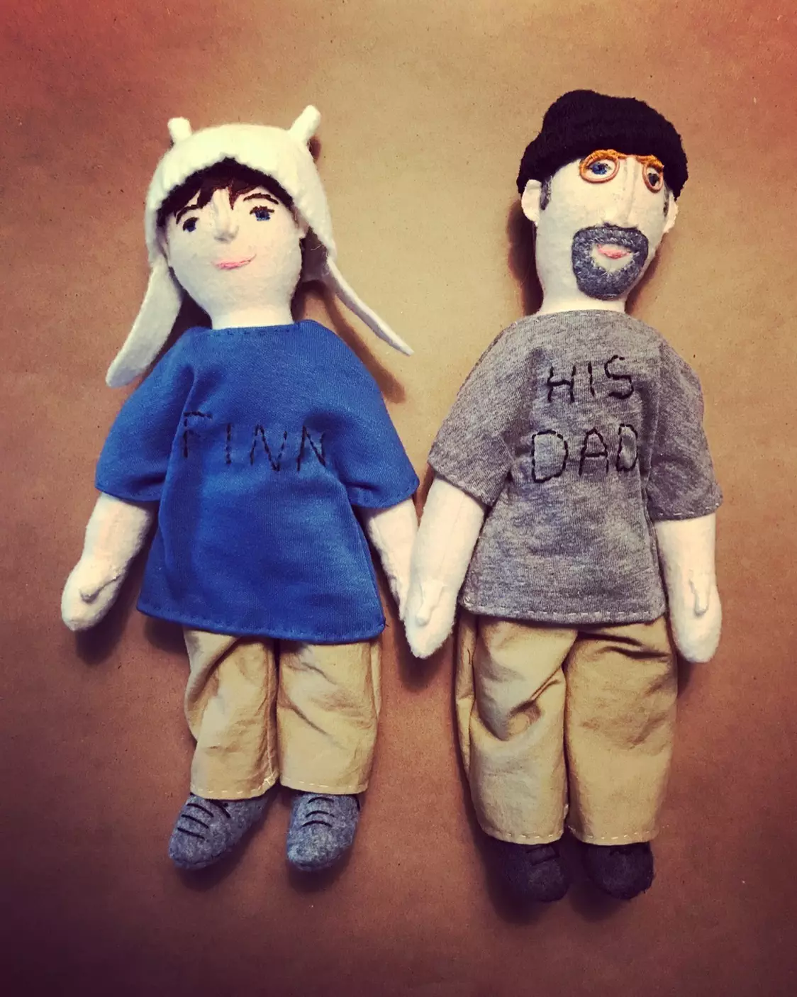 Finn and his Dad dolls 2018
