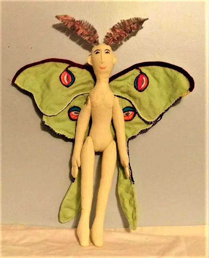 Luna Moth Doll 2017