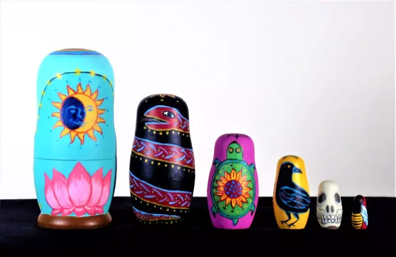 World Within a World Nesting Dolls 2015